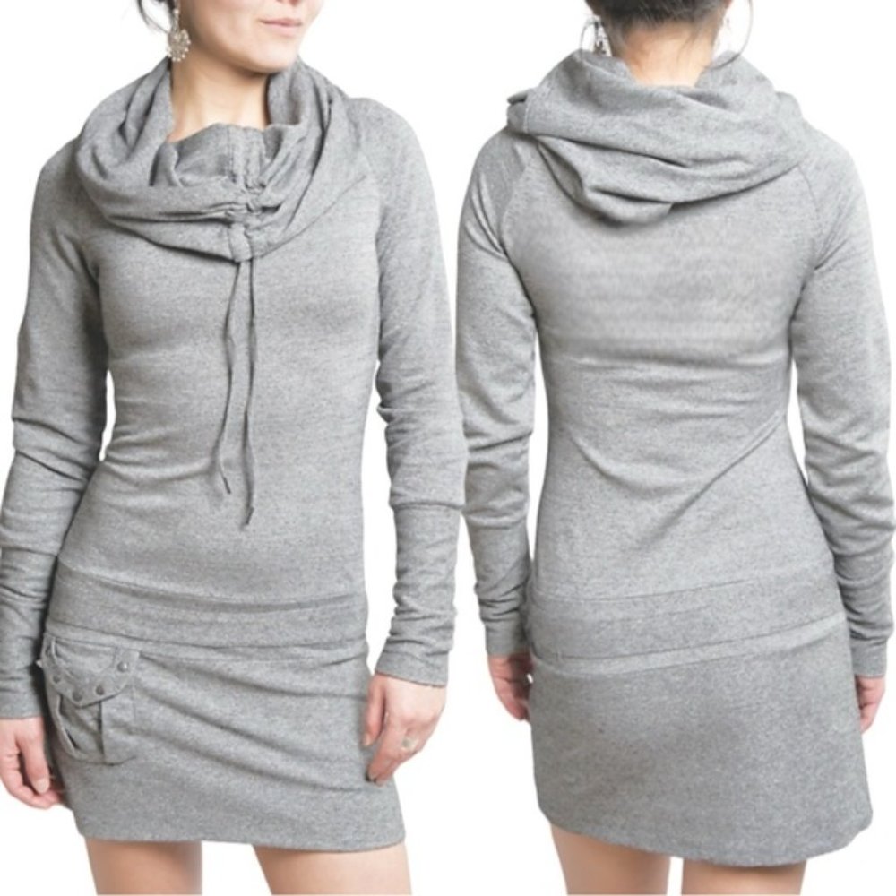Nomads  Gray Cowl Neck Tunic Top